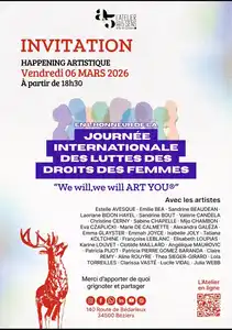 Galerie Exposition à l'atelier des 5 Sens à Béziers